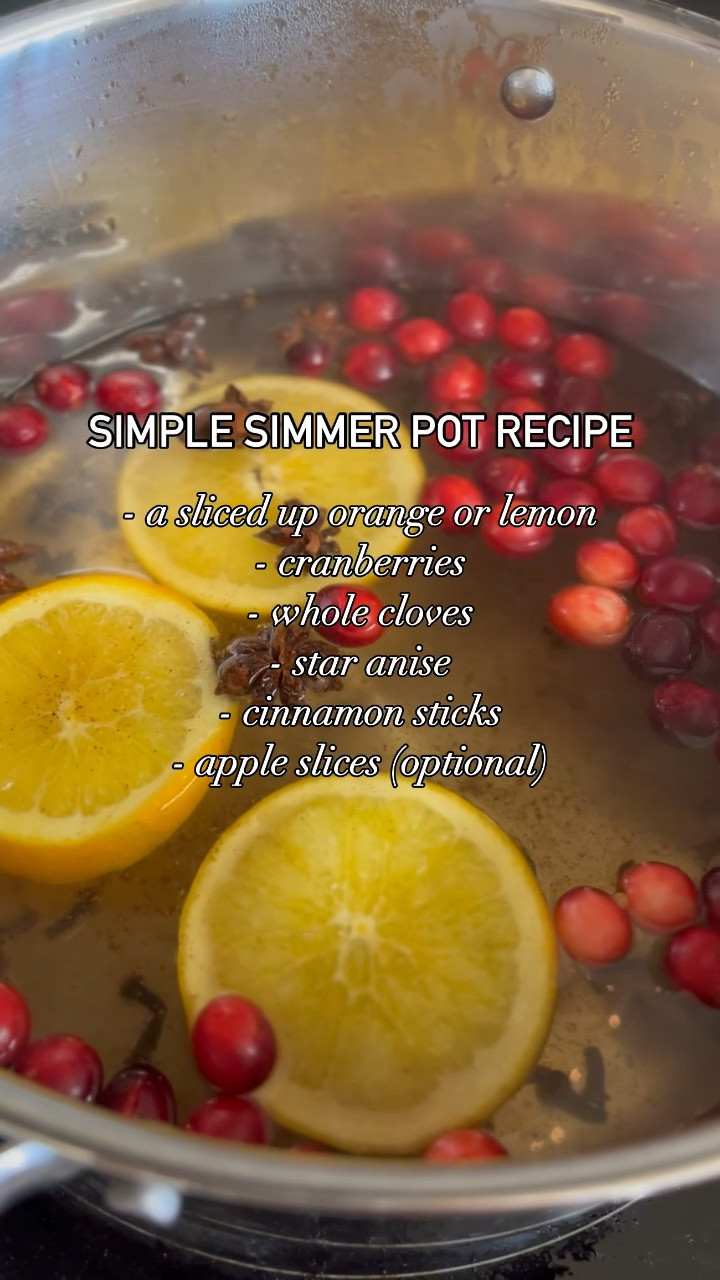 happy thanksgiving! here is a simple simmer pot recipe for you to make your home smell amazing and festive all season long with those leftover cranberries!



#LTKWatchNow #LTKSeasonal #LTKHoliday