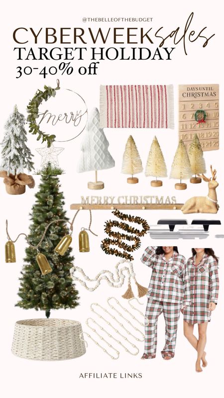 Target holiday decor - garland - Christmas outfit - Christmas tree cyber Monday sale 

#LTKGiftGuide #LTKCyberweek #LTKHoliday
