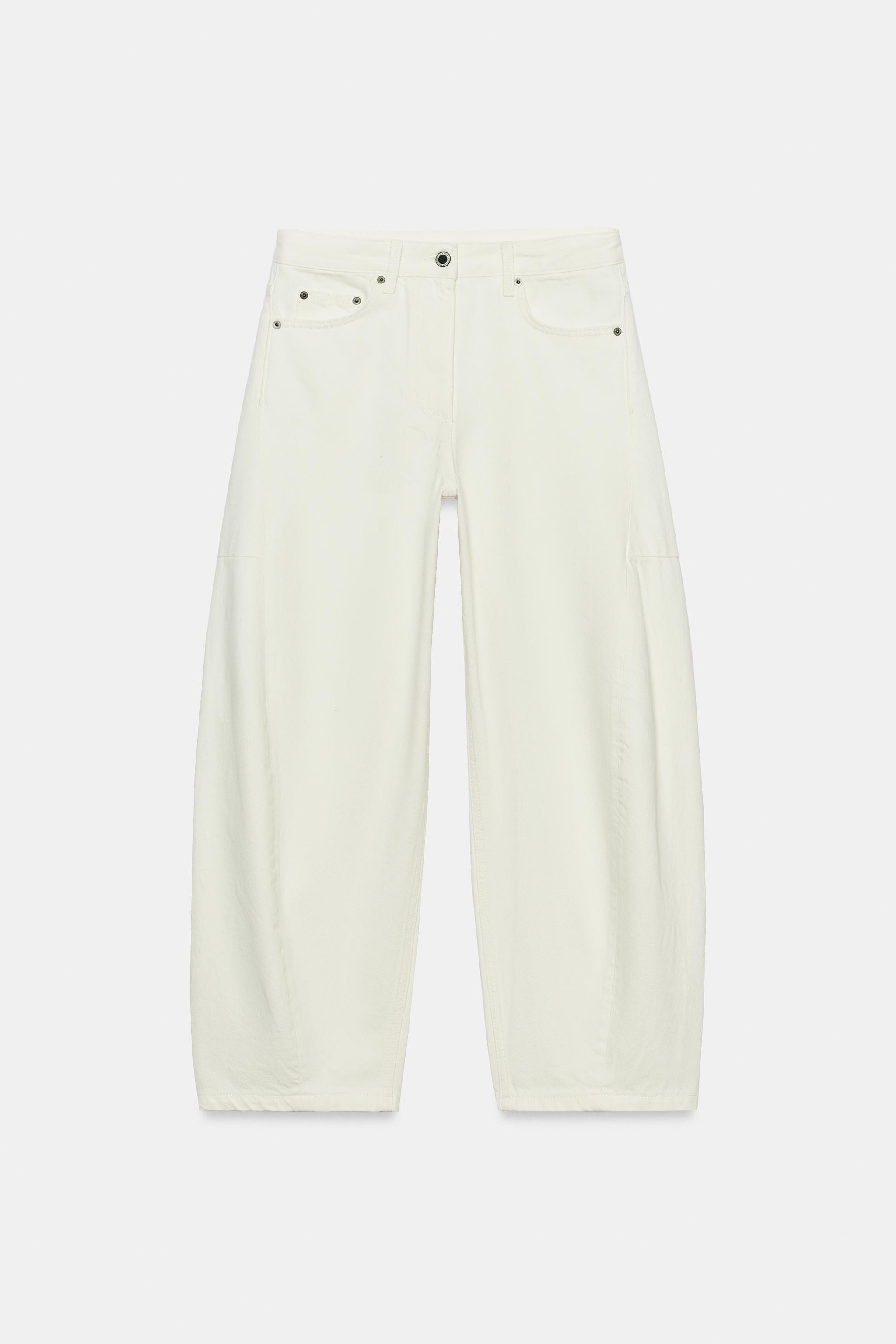 ZW COLLECTION MID-RISE BALLOON JEANS | Zara US