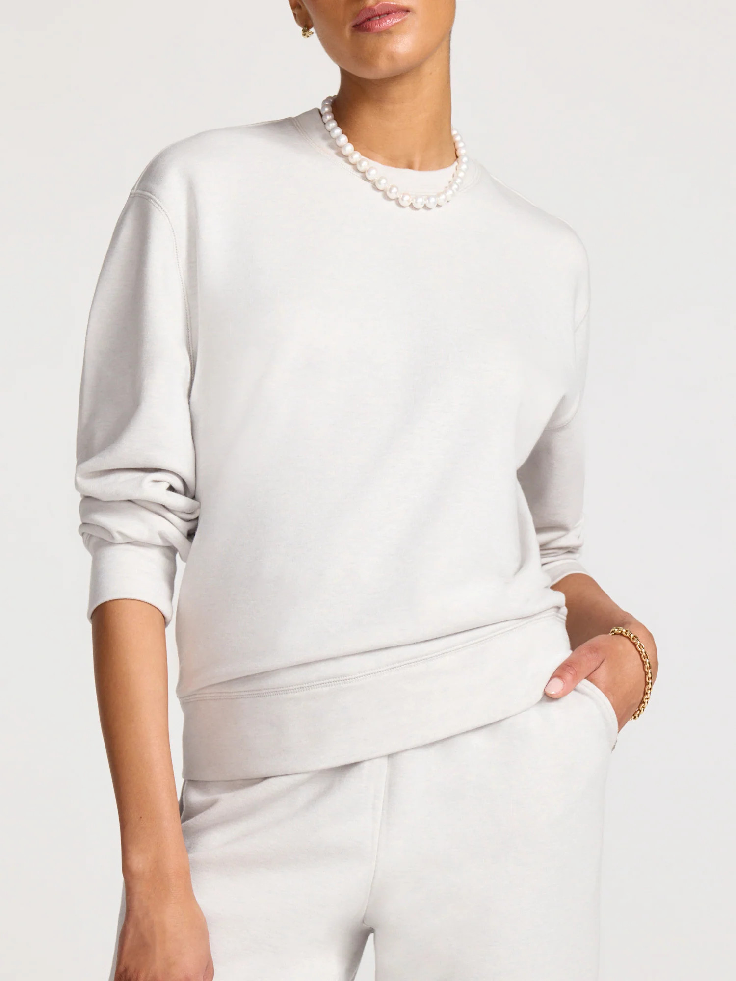 Women's Mallo Sweatshirt in Mineral Mélange | Brochu Walker | Brochu Walker