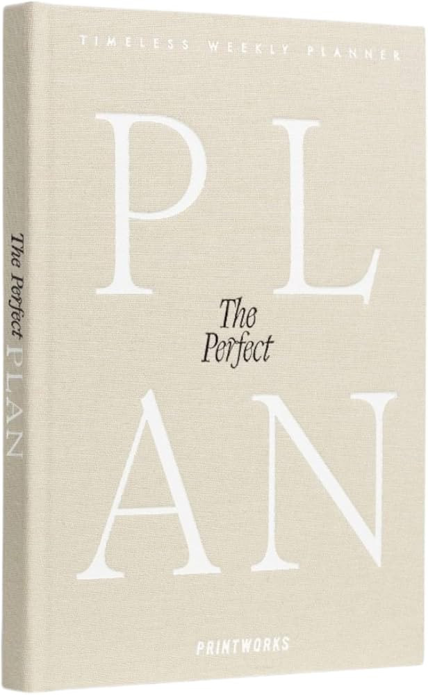 Printworks Weekly Planner, Beige – 6x9 Inch, 104 Pages - Undated Minimalist Agenda & To Do Orga... | Amazon (US)