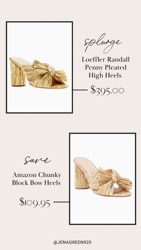 Holiday Fashion | Holiday Outfits | Bow Heels | Pleated Heels | Gold Bow Heels | Amazon Look for Less | Splurge vs Save | Save vs Splurge 

#LTKHoliday #LTKshoecrush #LTKunder50