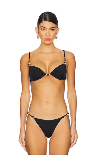 x REVOLVE Sandry Dashi Bikini Top in Dashi Black | Revolve Clothing (Global)