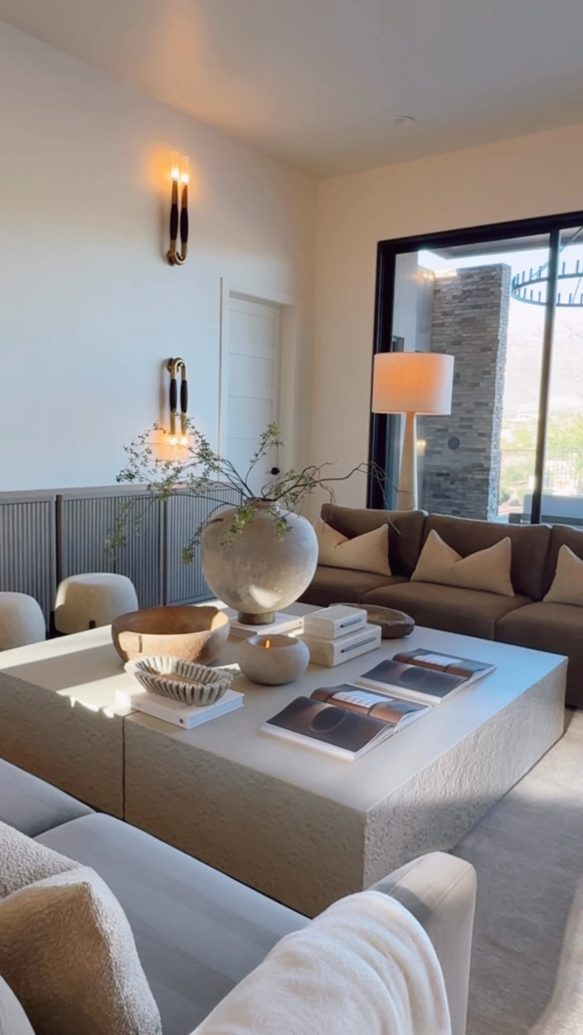 Still one of my favorite styling moments. The stone coffee table paired with stacked books and neutral accents gives this space such a calm, layered feel.😍

#neutraldecor #modernhomeinspo #coffeetablestyling #layeredinteriors #timelessdesign

#LTKStyleTip #LTKHome
