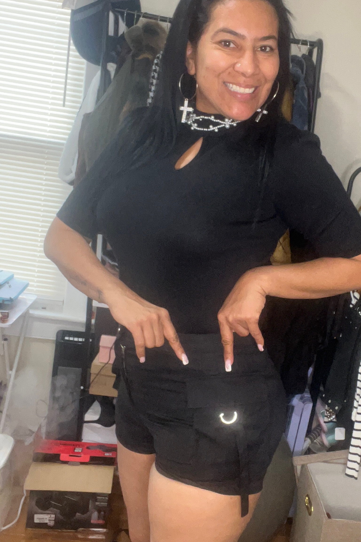 Short corto cintura alta  con bolsillos laterales los amarás

#LTKSwim #LTKWorkwear #LTKPlusSize