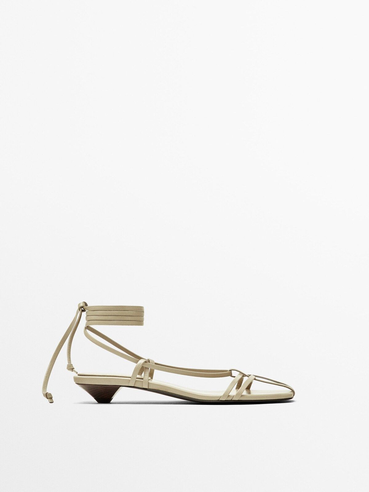 Multi-strap heeled sandals | Massimo Dutti (US)