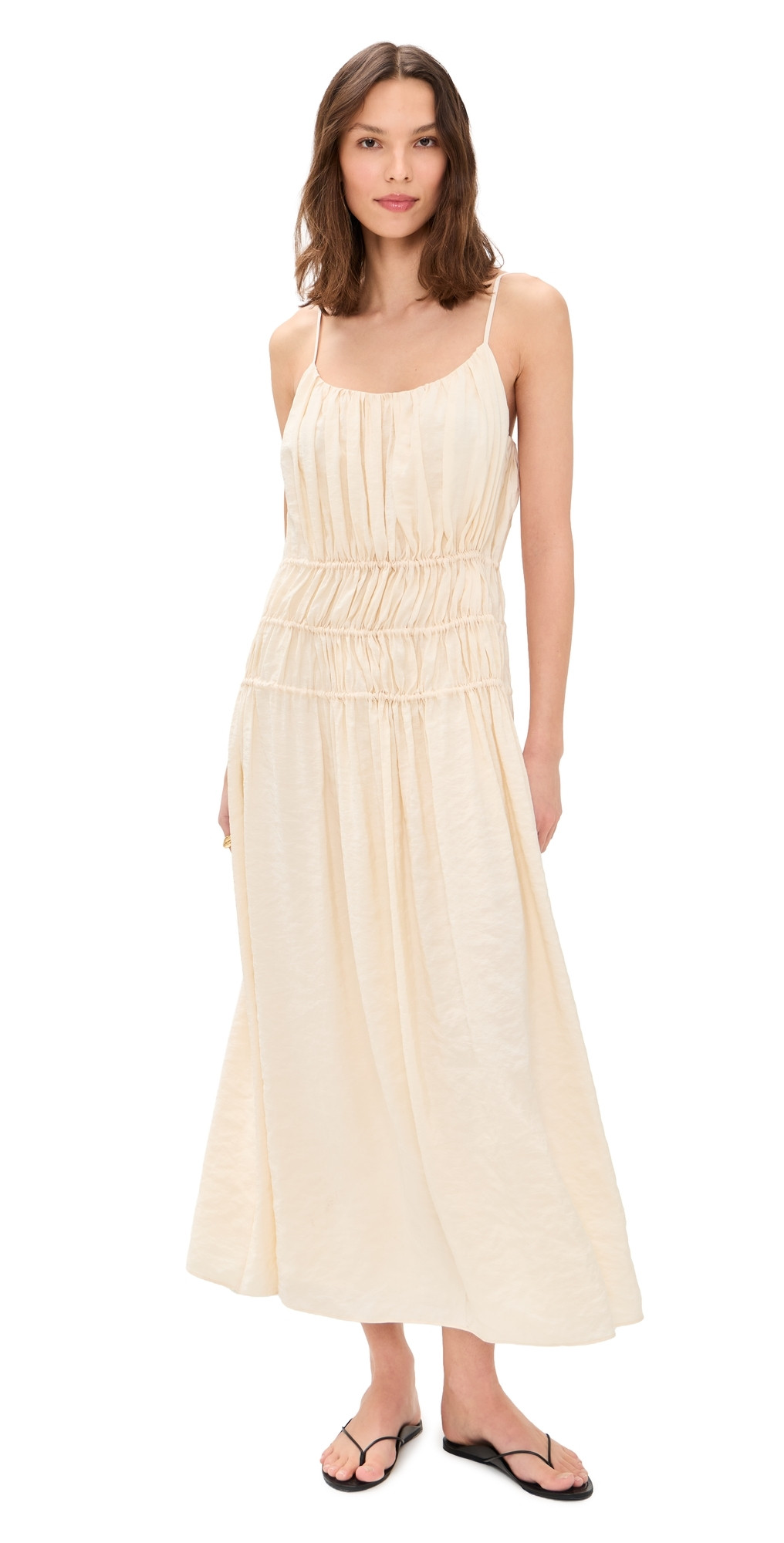Jenni Kayne Wynn Dress Cream XS | Shopbop