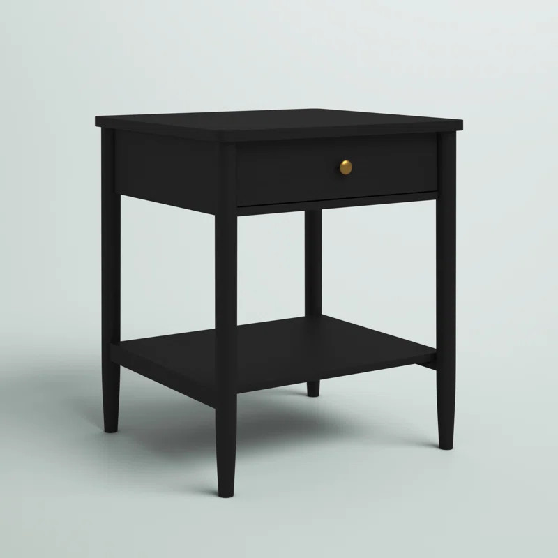 Nickens Solid + Manufactured Wood Nightstand | Wayfair North America
