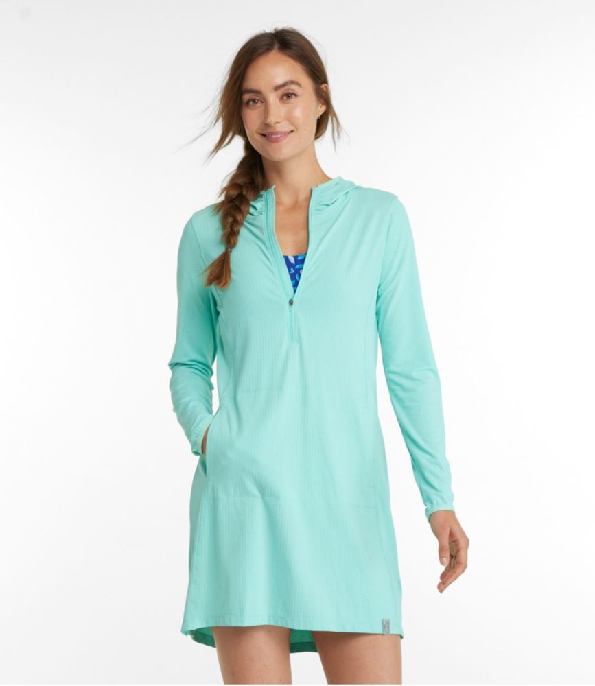 Women's Sand Beach Cover-Up, Hooded Tunic Beach Glass Medium, Nylon Blend L. L.Bean | L.L. Bean