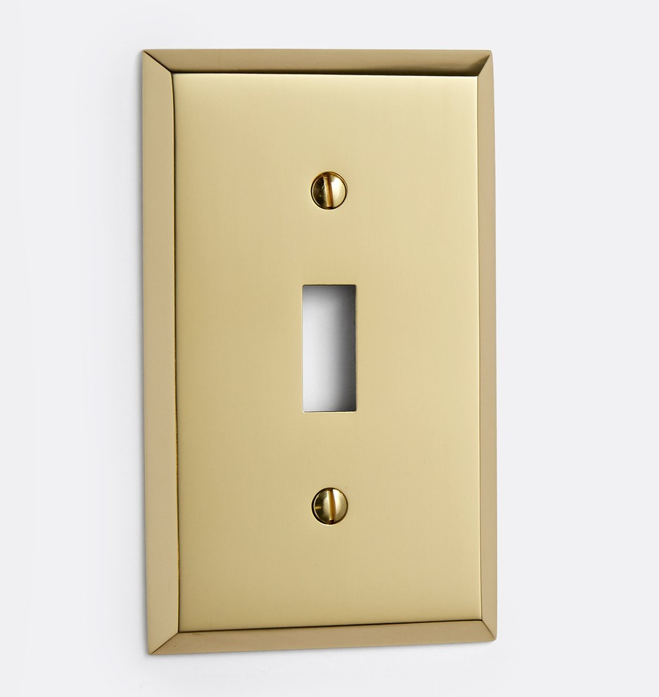 Lewis Single Toggle Switchplate
 | Rejuvenation | Rejuvenation