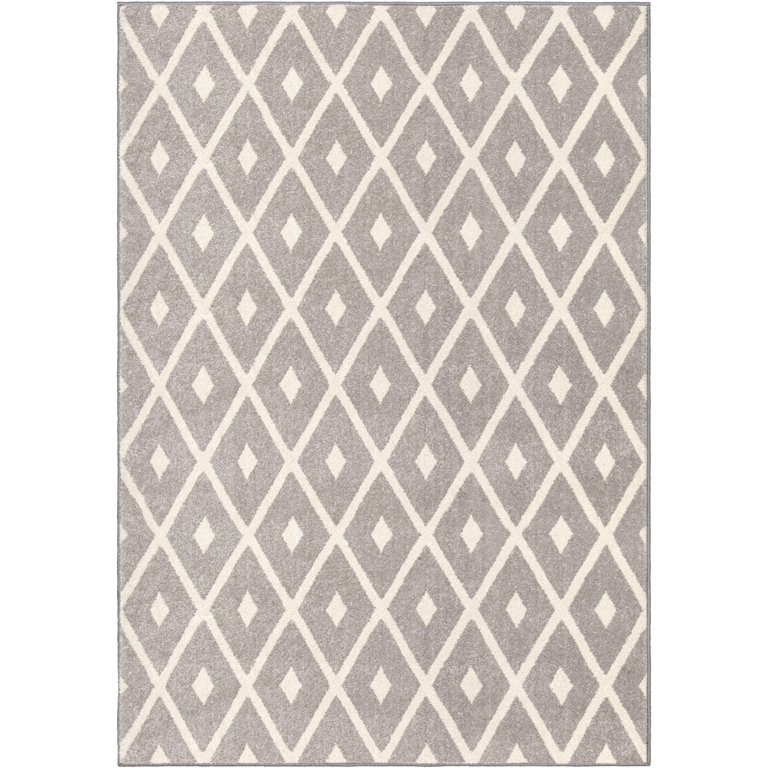 My Texas House Bailey Outdoor Area Rug,  5'2" x 7'6",  Grey | Walmart (US)