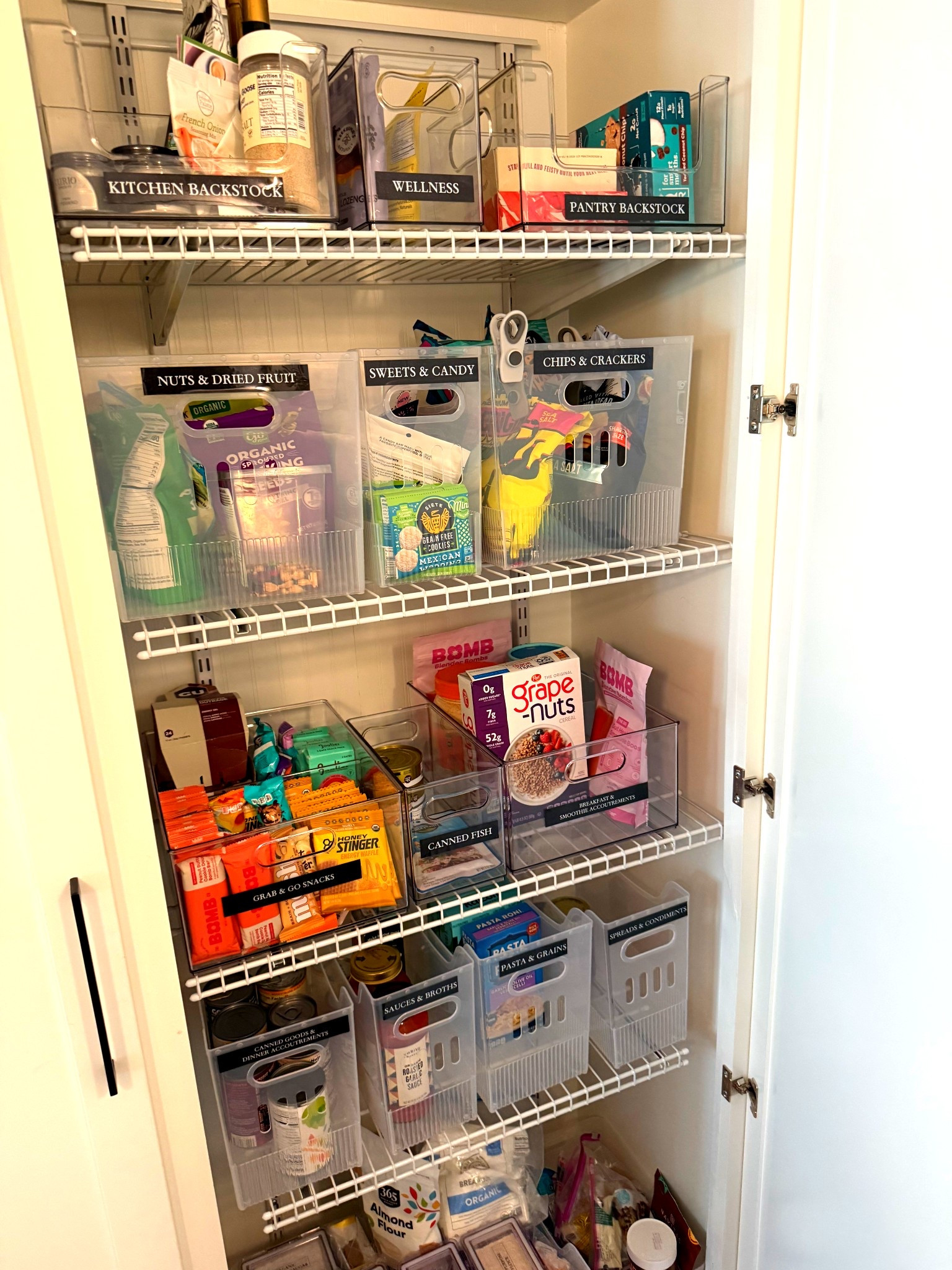 These clear organizing bins are 40% off on the container store. Great for PANTRIES, playrooms, kitchens, storage rooms  

#LTKmomlife #LTKHome #LTKSaleAlert