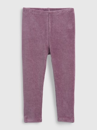 Toddler Ribbed Velour Leggings | Gap (US)