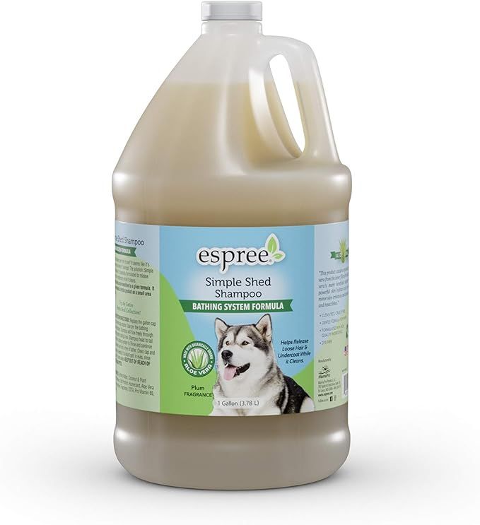 Espree Simple Shed Shampoo | Formulated to Decrease Seanonal & Non-Seasonal Shedding | 1 Gallon | Amazon (US)