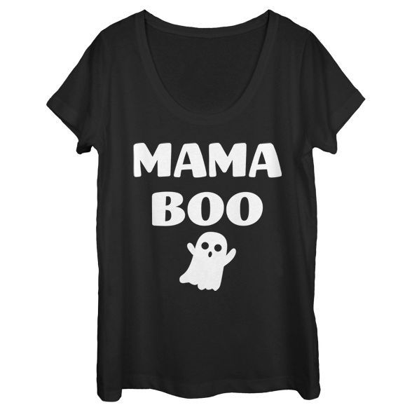 Women's Lost Gods Halloween Mama Boo Scoop Neck | Target