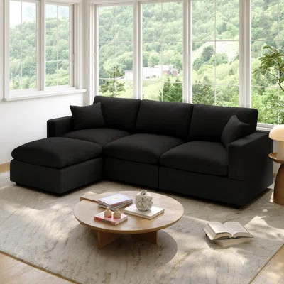 Cloud Couch Modular Sectional Sofa, Deep Seat Convertible Modular Couches For Living Room, Modern Comfy Down Filled Soft Cloud Sectional Sofa With Mov | Wayfair North America