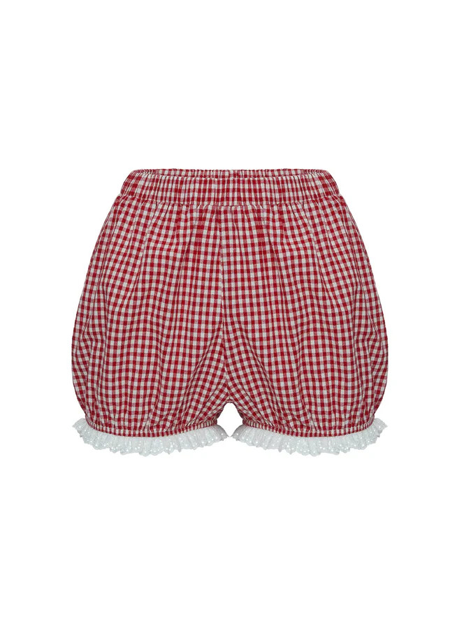 Bruncheon Shorts Red/White | Princess Polly US