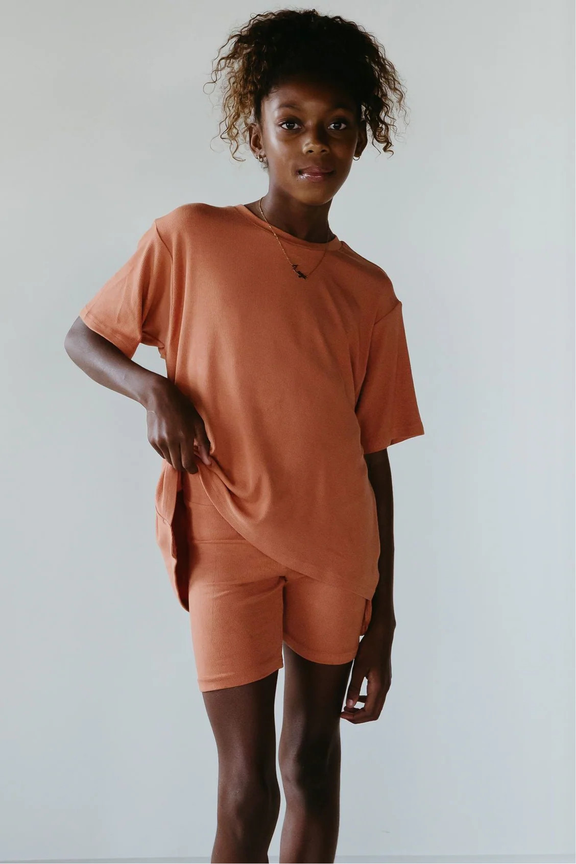 All Weekend Long Set Bronzed Big Kids | The Foxy Kind