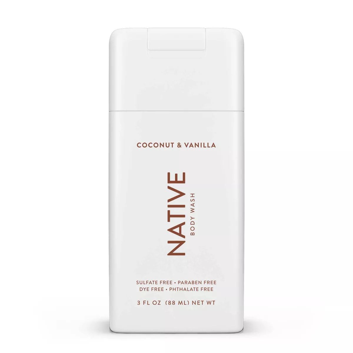 Native Coconut and Vanilla Body Wash - Trial Size - 3 fl oz | Target