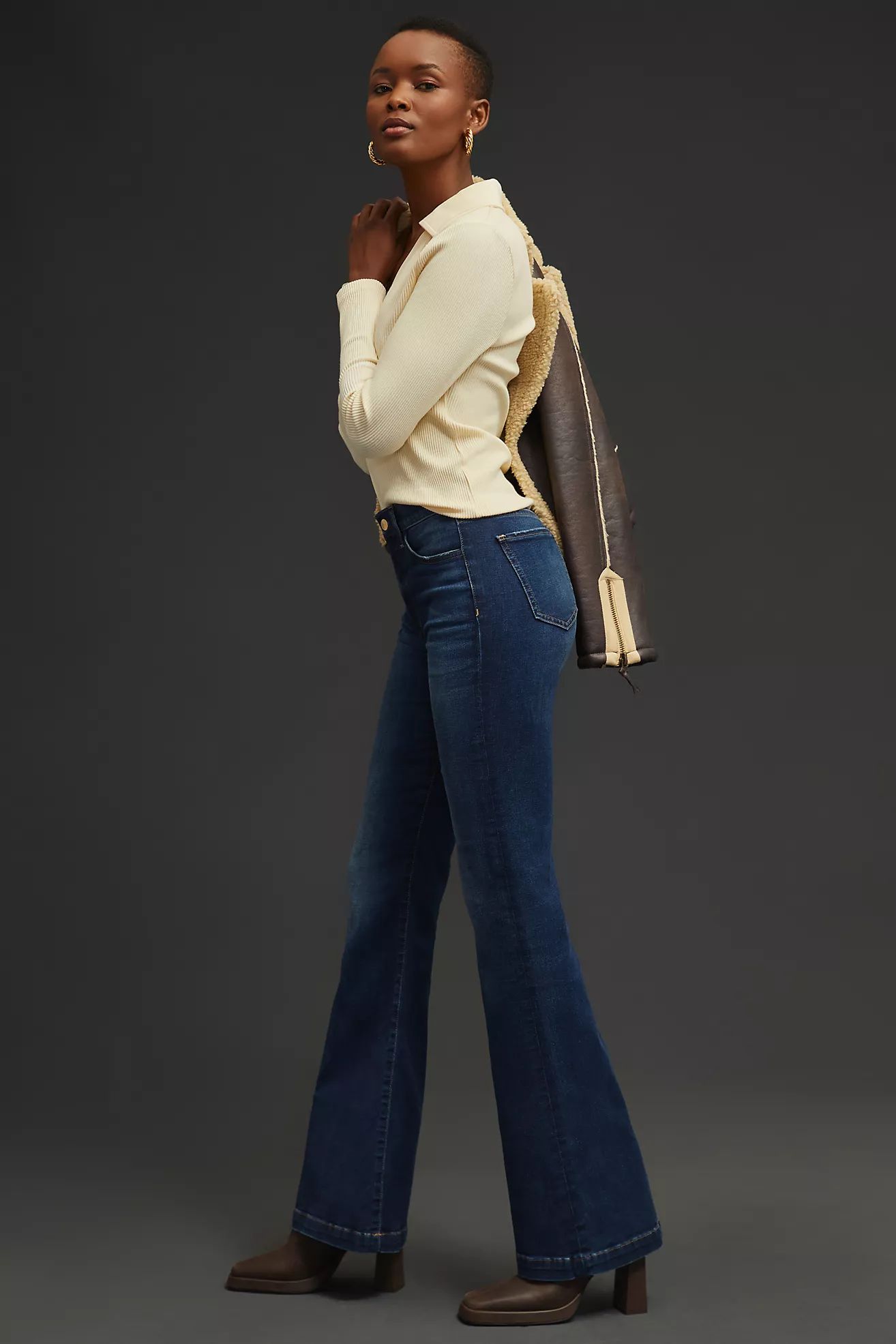 Joe's Jeans Molly High-Rise Flare Jeans | Anthropologie (US)