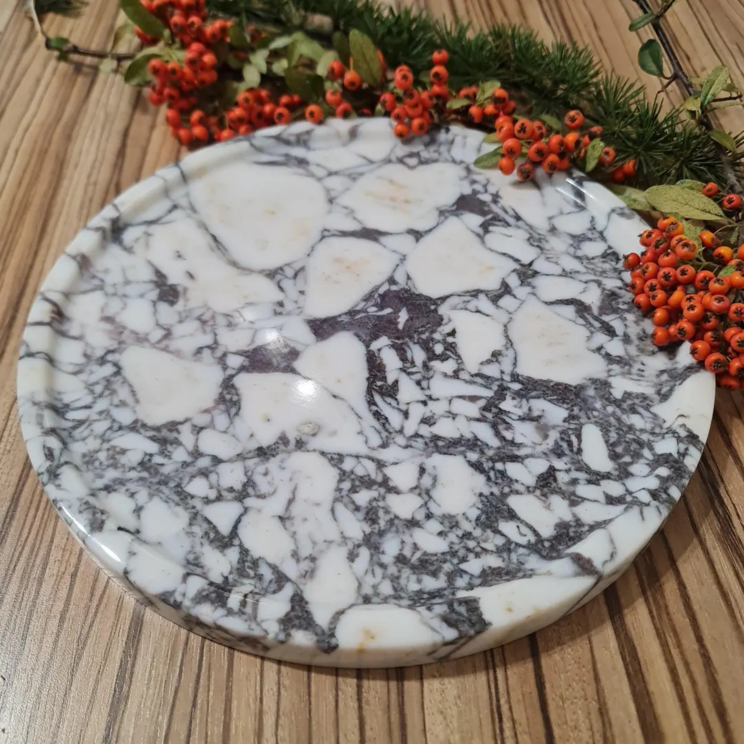 Calacatta Viola Marble Tray, Customizable Marble Tray, Modern Jewelry Tray, Bathroom Tray, Marble... | Etsy (US)