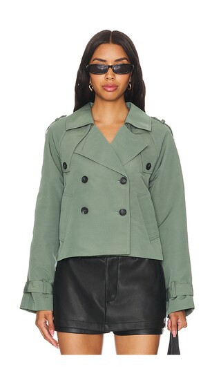 Sirus Jacket in Basil | Revolve Clothing (Global)