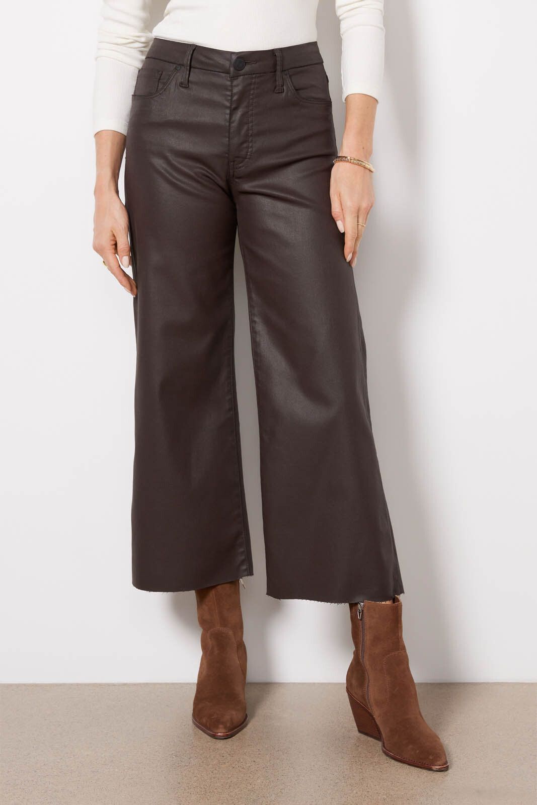 Meg Coated Wide Leg | EVEREVE