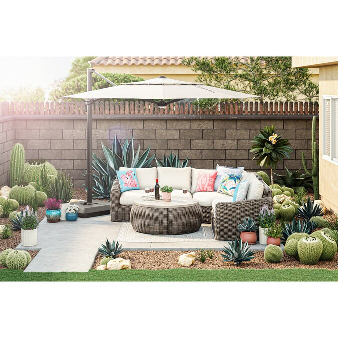 allen + roth Maitland 4-Piece Patio Conversation Set at Lowes.com | Lowe's
