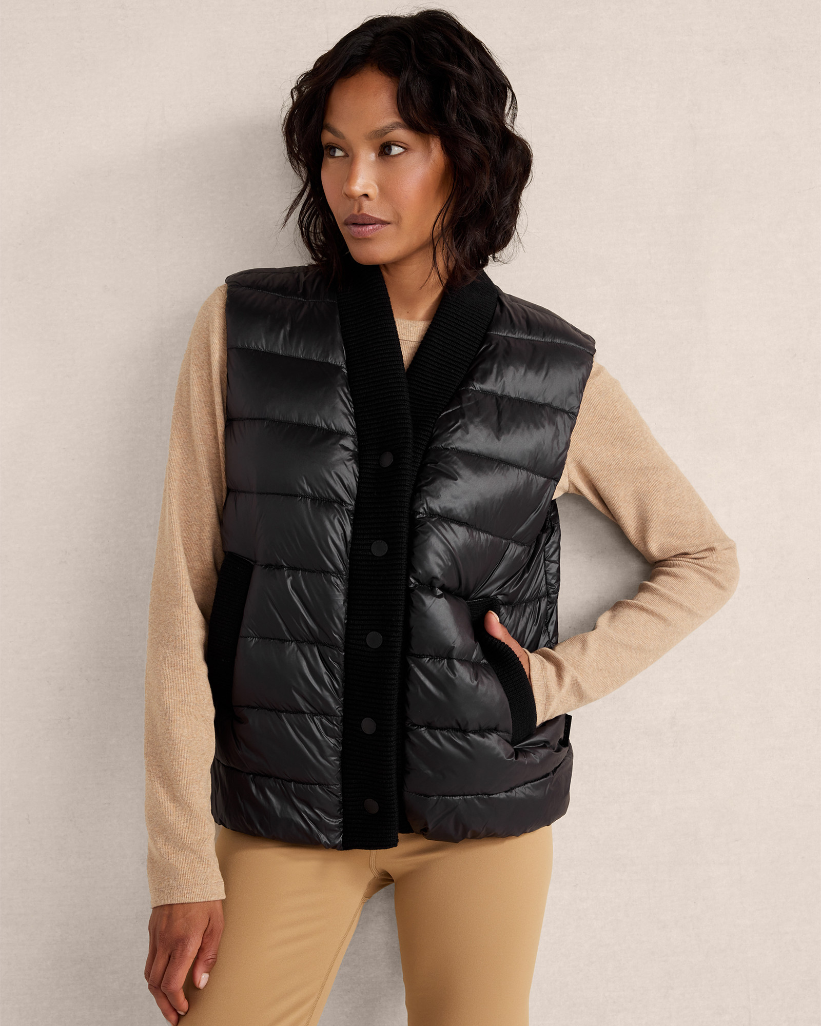 Varley Colwyn Vest - Black - Large | Haven Well Within