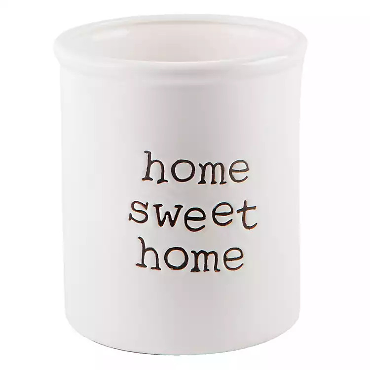Home Sweet Home Utensil Crock | Kirkland's Home