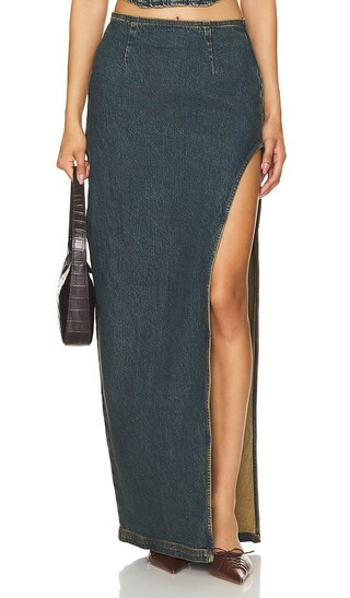 Nadia Skirt in Tinted Wash | Revolve Clothing (Global)