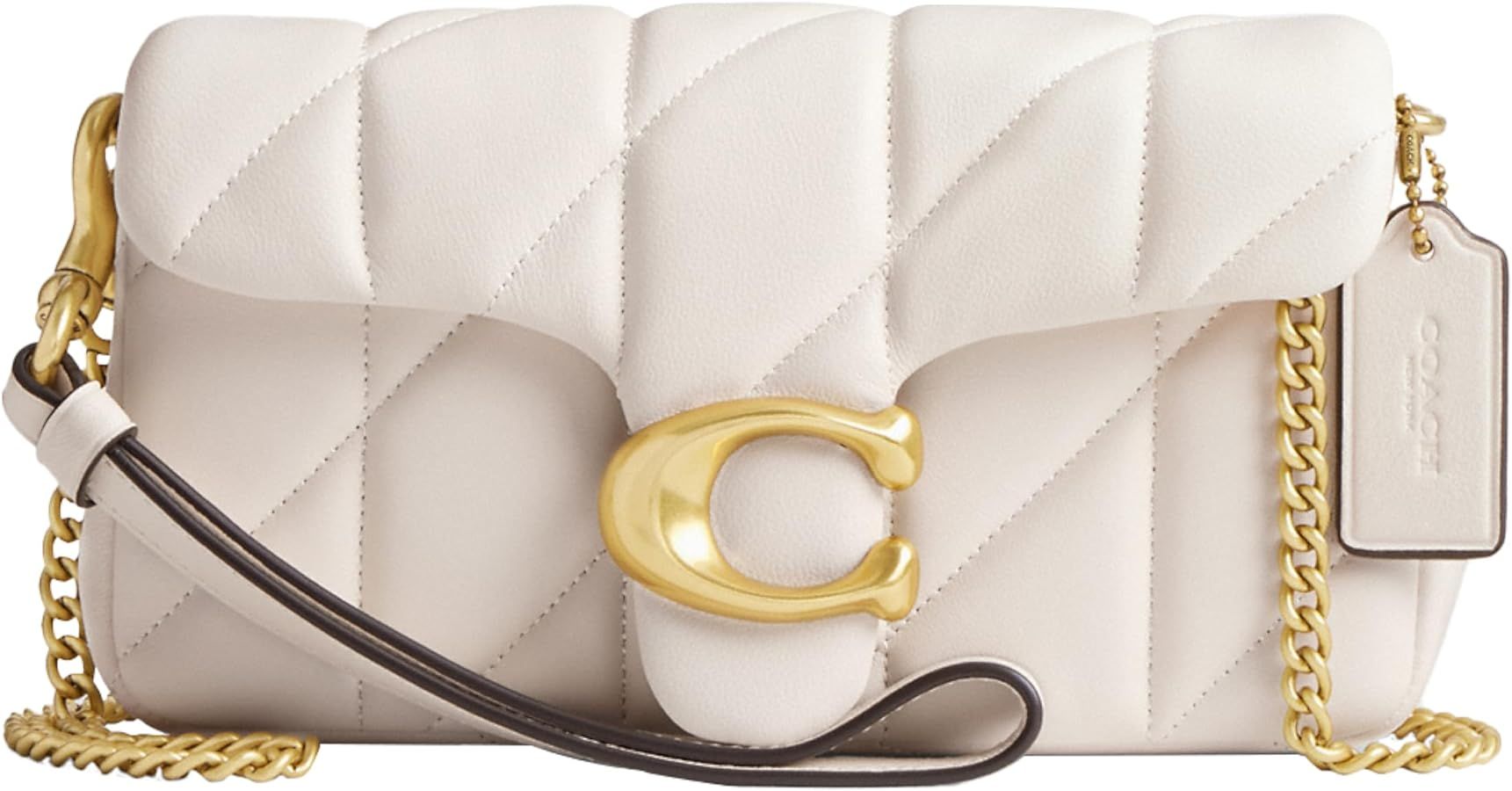 Coach Quilted Pillow Leather Tabby Wristlet with Chain | Amazon (US)
