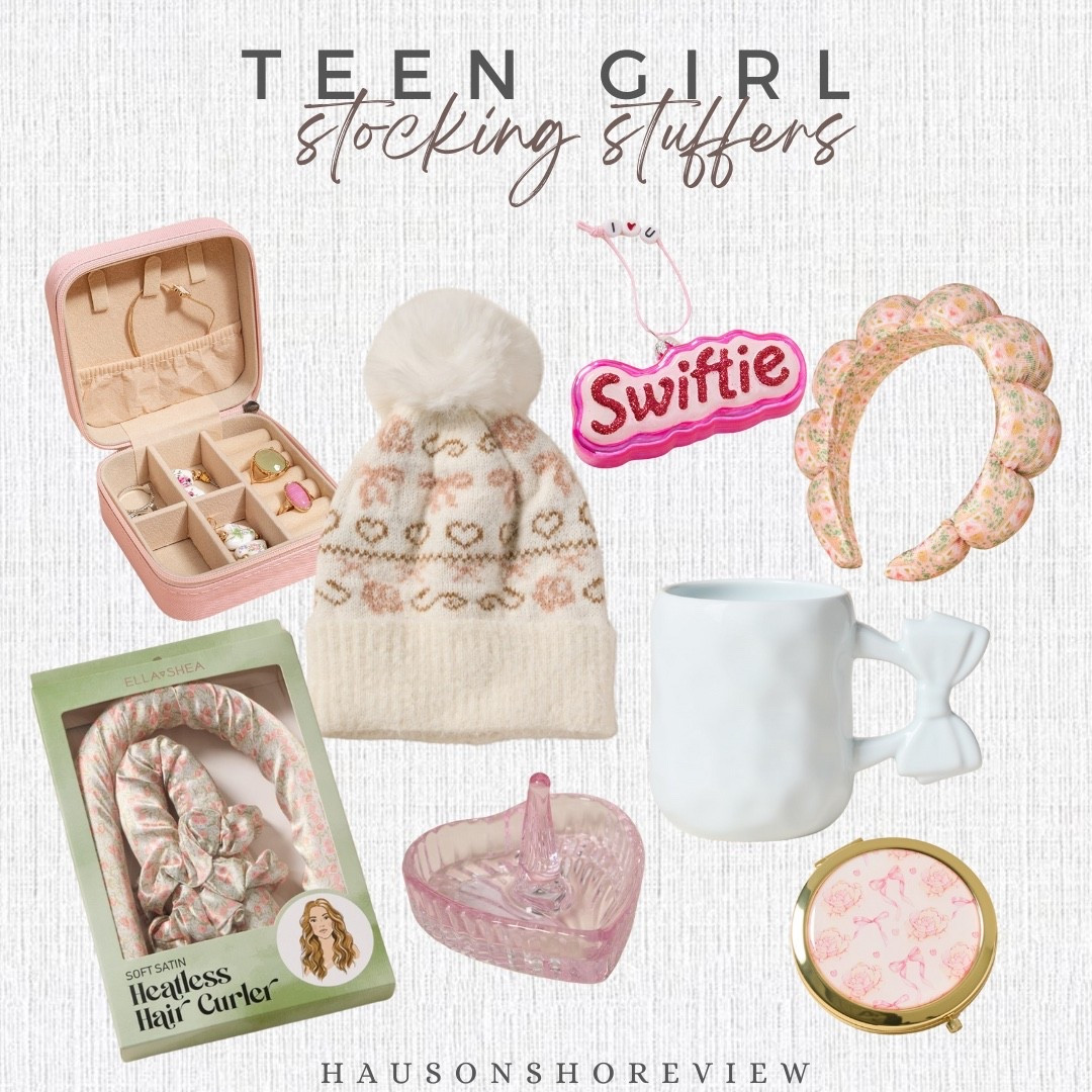 Teen girl stocking stuffer ideas! Perfect and girly, some fun things perfect for the holidays! 

Teen girl shopping. Girly. Christmas. Christmas gift ideas. Christmas presents. Stocking stuffers. Women gifts. Gifts for women. Gifts for girls. Daughter gifts. Stocking ideas. Christmas gift ideas. Pink gifts. Girly gifts. Christmas shopping. Bow gifts. Pink presents. College gift ideas. Teen girl presents. Stocking hat. Jewelry. Coffee mug. Gifts for her. 

#LTKGiftGuide #LTKHoliday
