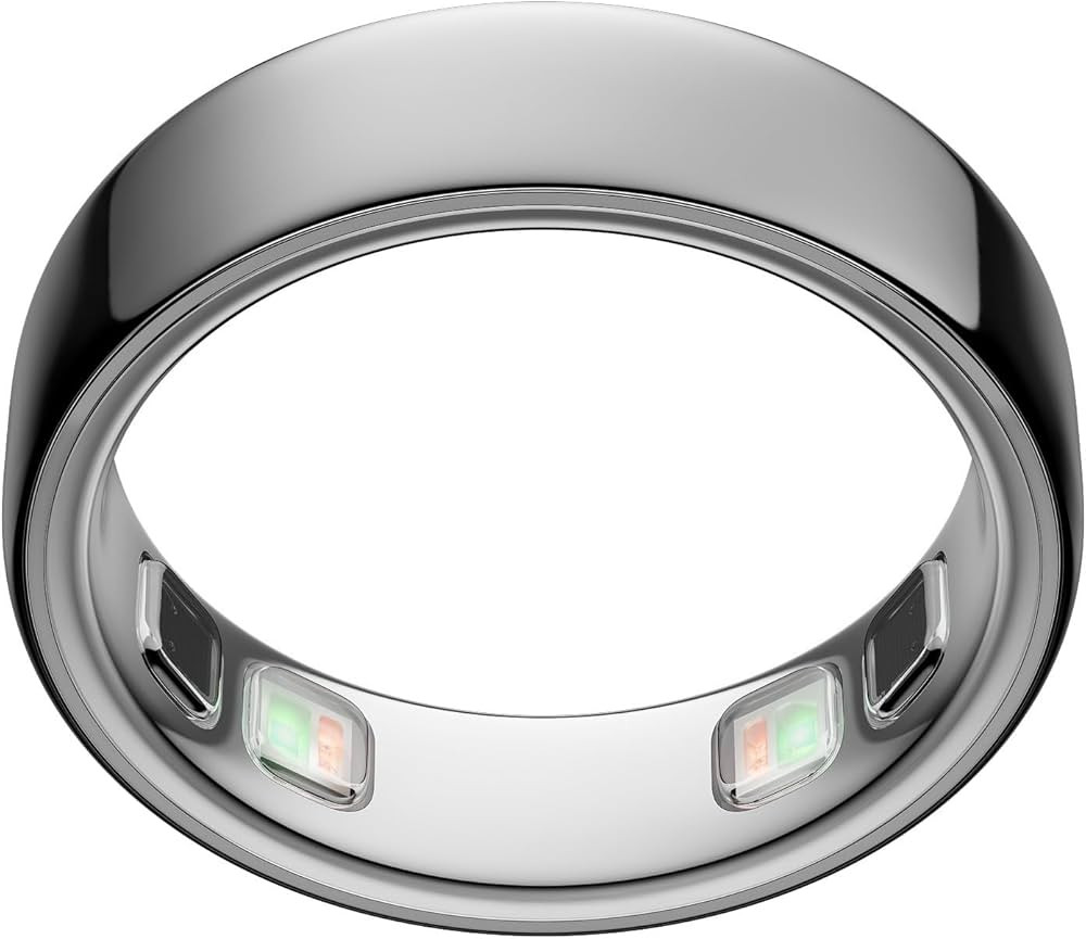 Oura Ring 5 Silver - Size 8 - Size Before You Buy | Amazon (UK)