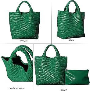 BZXHVSHA Women Tote Bag Large Capacity Handbags And Purse For Ladies (Green) | Amazon (US)