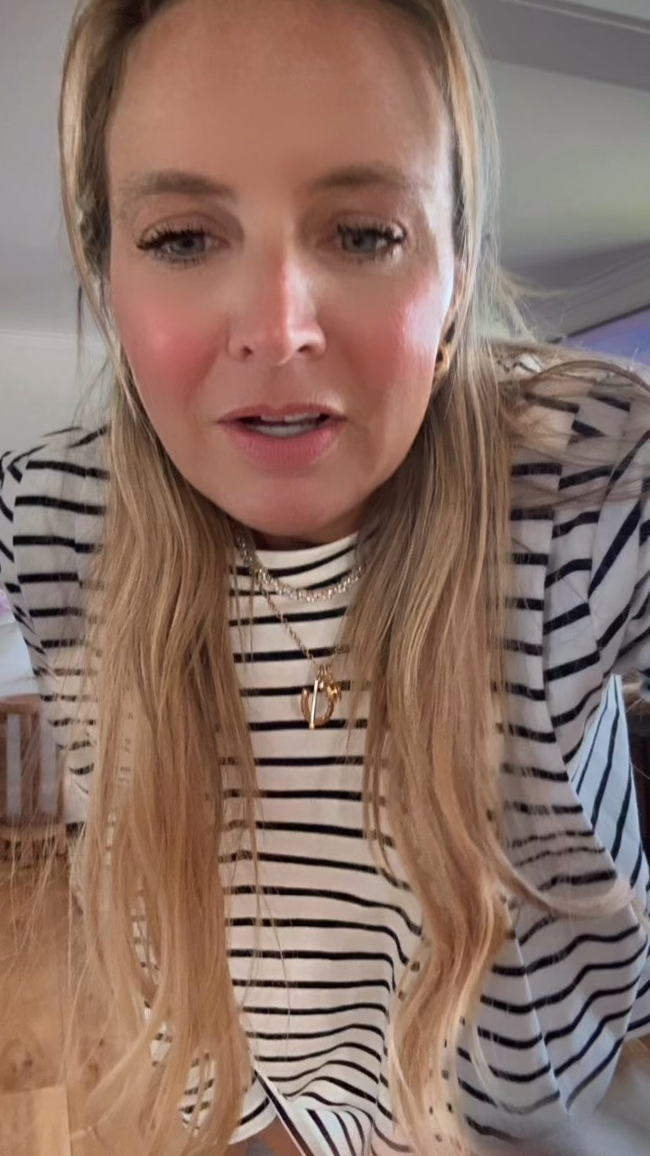 Loving this striped top. Wearing xs and jeans are 24.

#LTKgrwm #LTKSeasonal #LTKootd