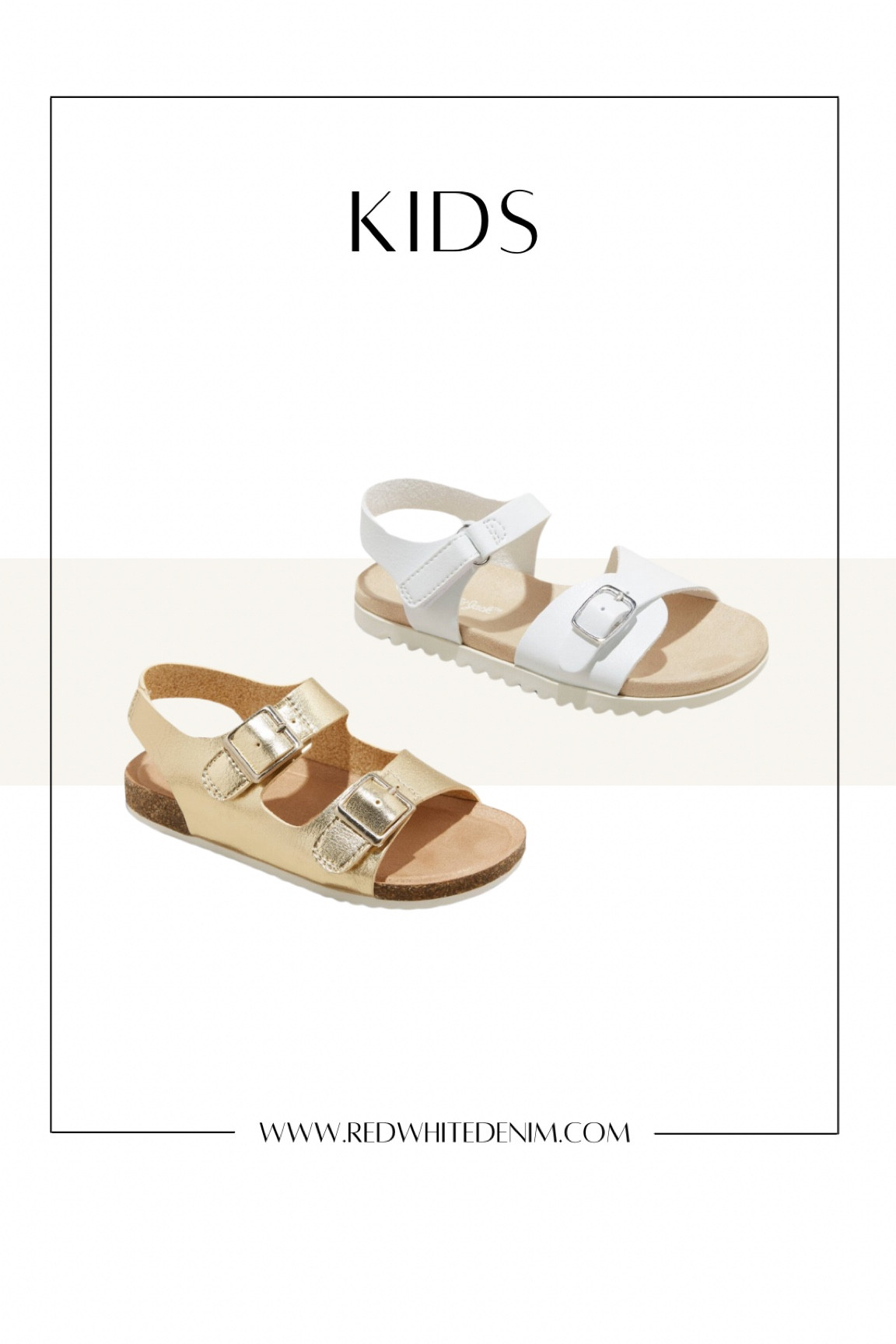 Kids sandal sale! Great time to stock up. My girls own both of these and love them! Gold white toddler girl sandals. 

Buy one get one 50% off!

#LTKkids #LTKsalealert