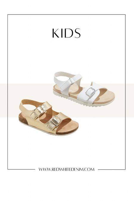 Kids sandal sale! Great time to stock up. My girls own both of these and love them! Gold white toddler girl sandals. 

Buy one get one 50% off!

#LTKkids #LTKsalealert