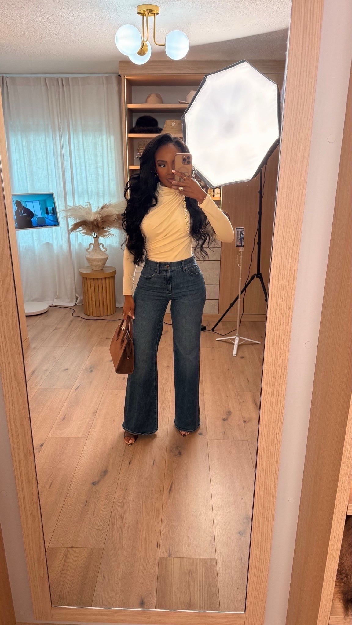 A chic new Express find — this sleek top paired with classic denim creates an effortless elevated look for dinners, gatherings, and all your winter plans. The fit is flattering, timeless, and so easy to style with your favorite cold-weather layers.

Perfect for holiday events, casual dinners, and polished everyday outfits.

holiday outfit ideas, winter wardrobe basics, elevated casual looks, chic everyday style for women, Express outfit inspo.

📏 Sizing: Small
Measurements: 5’4” · 138 lbs · 34D · 27” waist · 40” hips

✨ Everything linked below for easy shopping

Follow me on Instagram and YouTube @kirasfashionfinds

#LTKootd #LTKgrwm