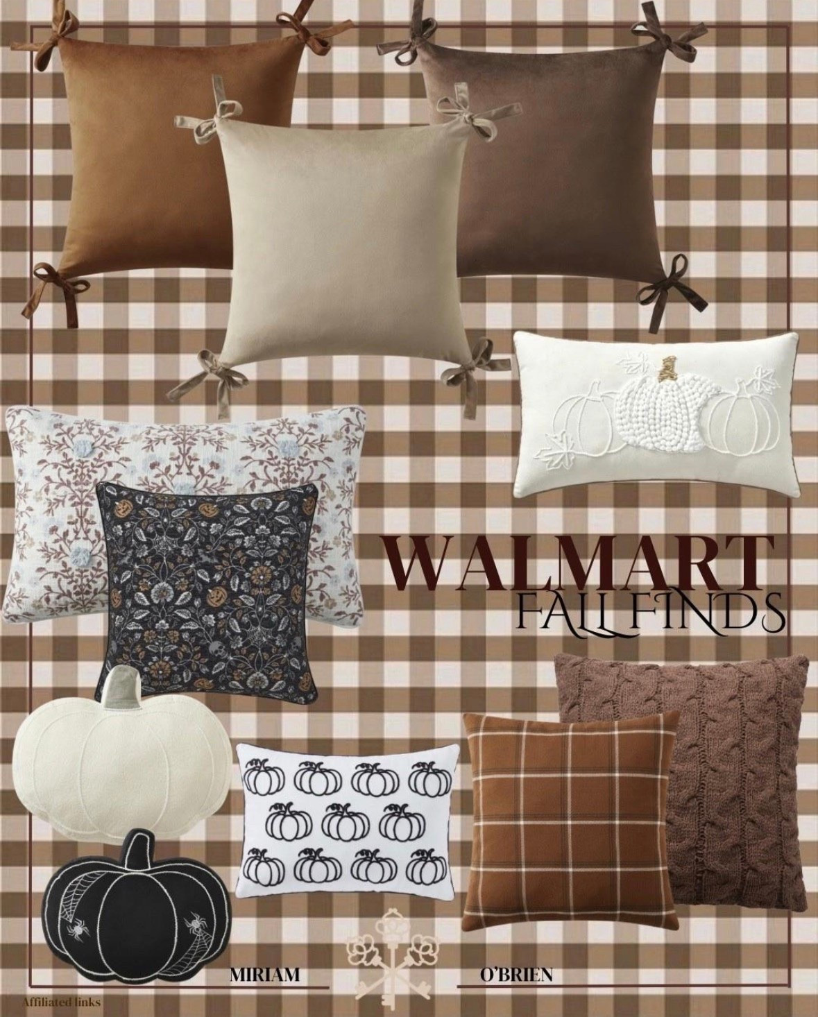 Cozy up your home for fall with these Walmart finds! From neutral pillows and pumpkin accents to plaid, textured fabrics, and warm autumn colors, these pieces are perfect for creating that cozy fall home aesthetic. And because they’re Walmart finds, you can get the look without spending a fortune. 🍁
Follow @miriamobrien on Instagram & TikTok for more finds!
#WalmartFinds #WalmartHome #FallHomeDecor #FallDecor #CozyHome #FallPillows #NeutralDecor #AffordableHomeDecor

#LTKSeasonal #LTKHome #LTKOver40