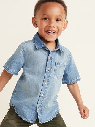Jean Pocket Shirt for Toddler Boys | Old Navy (US)