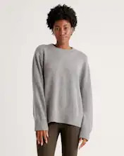 Mongolian Cashmere Oversized Crewneck Sweater | Quince