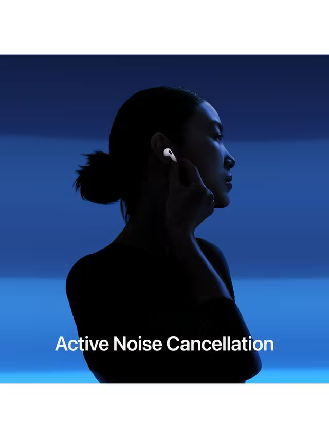 AppleAirPods (4th Generation) with Active Noise Cancellation & USB-C Charging Case, 2024 | John Lewis (UK)