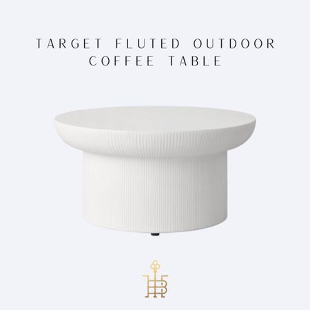 I love this white, fluted coffee table! It looks so designer! Target home, target finds, target, patio, patio furniture, white patio, black patio, modern, transitional, look for less, BoHo, farmhouse, transitional

#LTKSeasonal #LTKFind #LTKhome