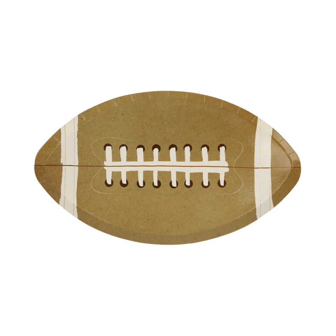 Football Paper Plates | Ellie and Piper