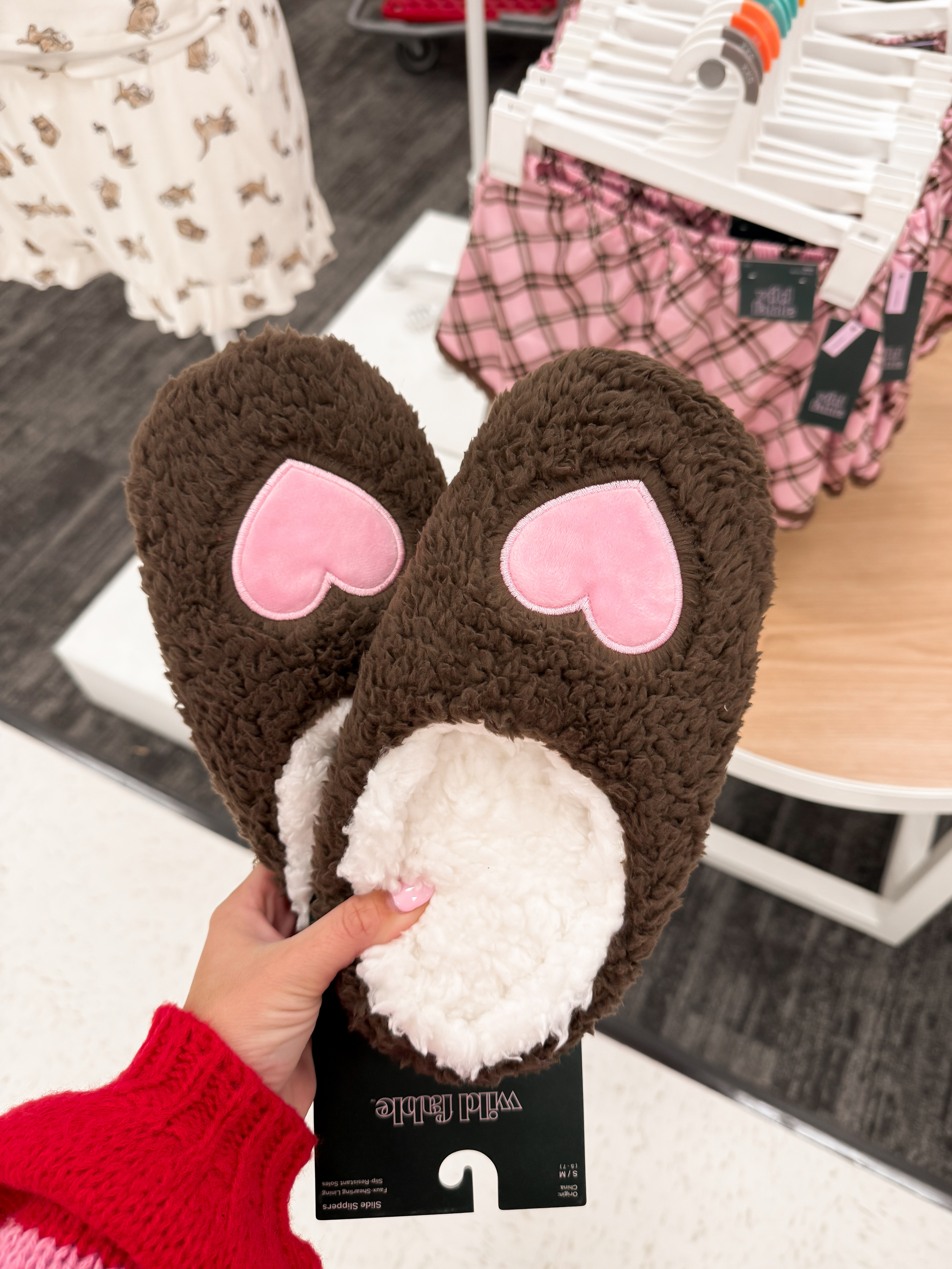 Valentine’s slippers.  

#LTKootd #LTKgrwm