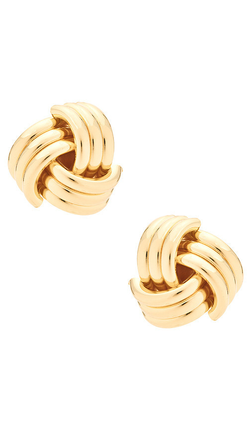 Lovers and Friends Elizabeth Earrings in Metallic Gold. | Revolve Clothing (Global)