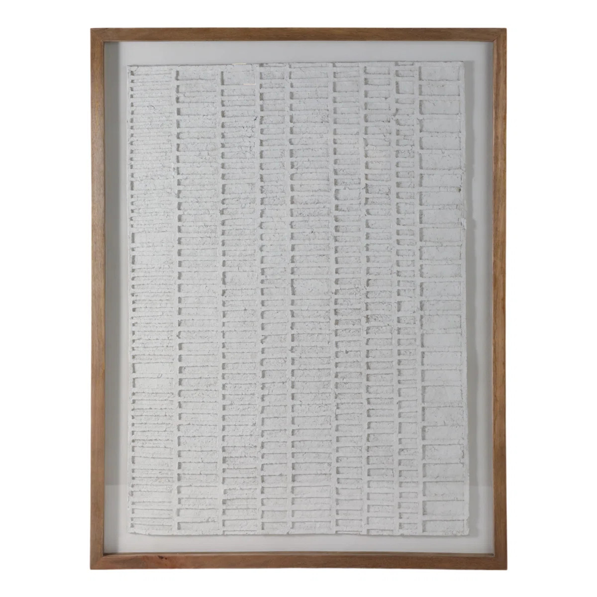 Aelani Paper Mache Shadow Box-Like Style Wall Art with Wooden Frame Display - Textured Artwork Ca... | Wayfair North America