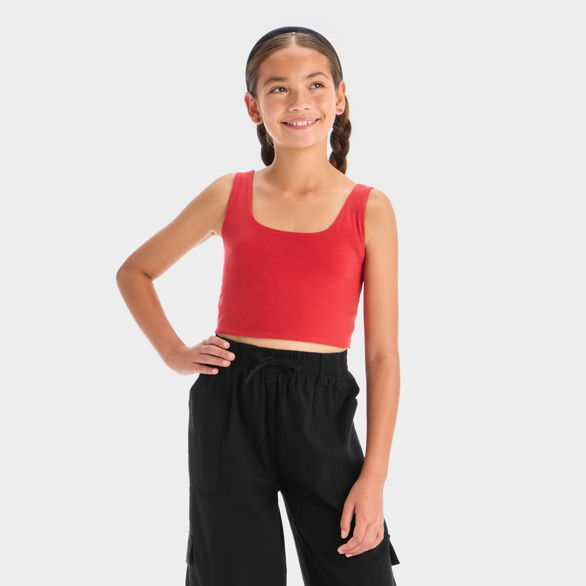 Girls' Square Neck Tank Top - art class™ | Target
