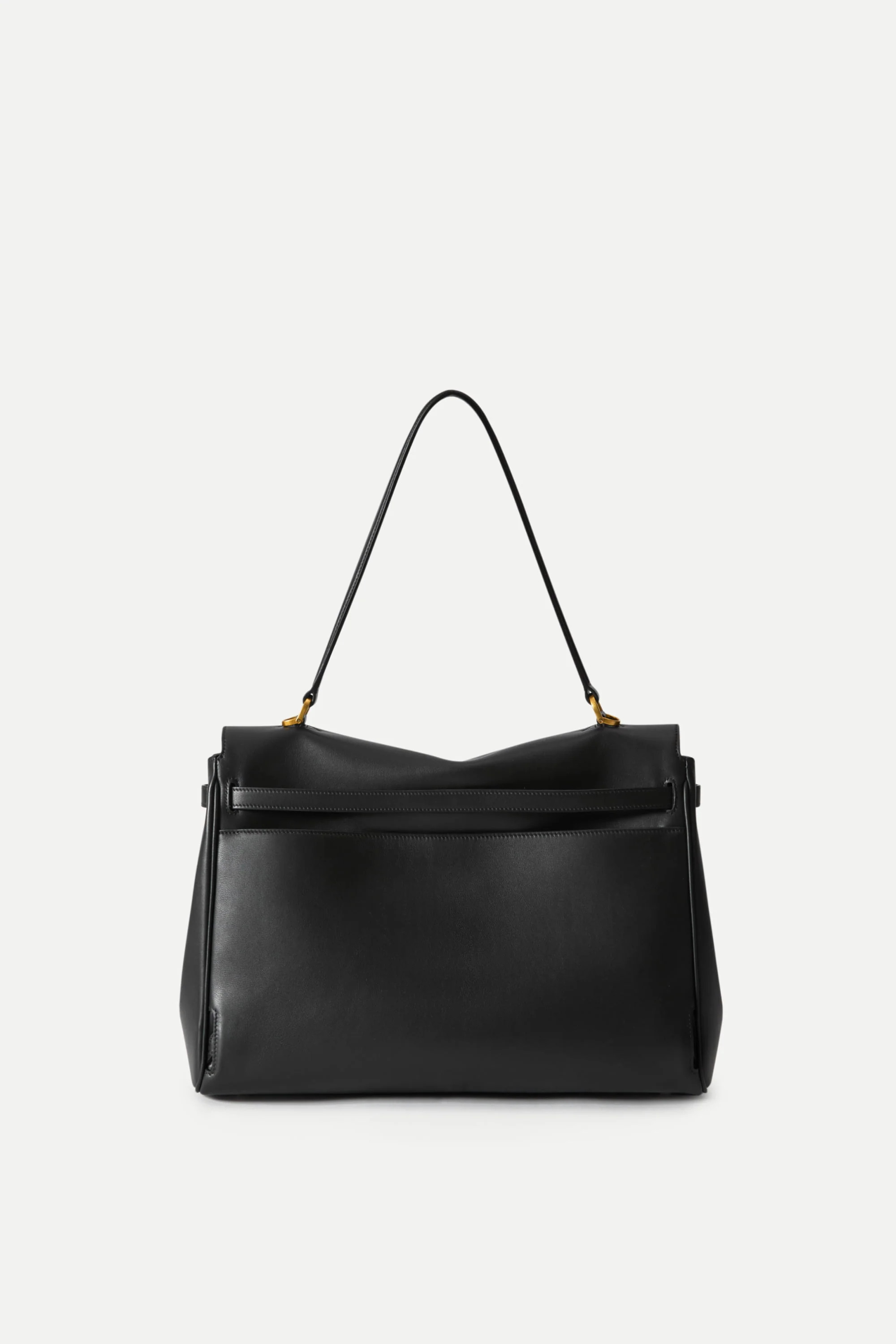 Rialto Double Flap Handbag in Calfskin Leather | Fabrique